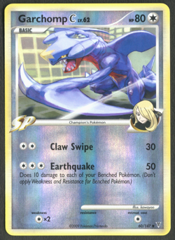 Pokemon TCG: Garchomp C Lv.62 Supreme Victors 60/147 Reverse Holo Rare - Image 1