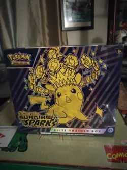 Pokemon TCG Surging Sparks Elite Trainer Box ETB SV08 BRAND NEW SEALED (9) PACKS - Image 1