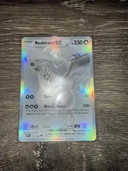 Reshiram EX 173/086 - White Flare English Pokemon Black-White Rare BWR- Mint/NM - Image 3