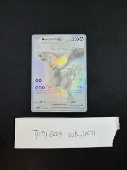 Reshiram EX 173/086 - White Flare English Pokemon Black-White Rare BWR- Mint/NM - Image 2