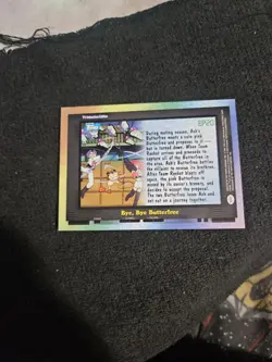 Pokemon Topps EP20 Bye, Bye Butterfree TV Animation Blue Logo - Image 2