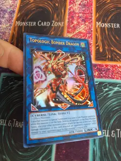 Yugioh Topologic Bomber Dragon DUDE-EN025 Ultra Rare 1st Edition Near Mint - Image 2