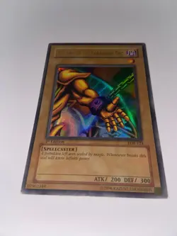 Yugioh! Left Arm of the Forbidden One LOB-123 1st Edition - HP - Ultra Rare - Image 3