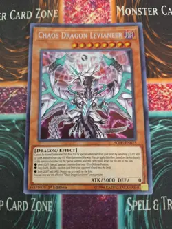 Yugioh Chaos Dragon Levianeer SOFU-EN025 Secret Rare 1st Edition Near Mint - Image 1