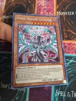 Yugioh Chaos Dragon Levianeer SOFU-EN025 Secret Rare 1st Edition Near Mint - Image 2