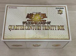 Yugioh OCG Quarter Century Trinity Box 1 Pack Collectible Card Game Used - Image 1