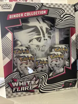 Pokemon Black Bolt and White Flare Binder Collection Bundle Set of 2 - Image 2