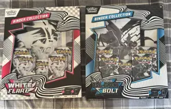 Pokemon Black Bolt and White Flare Binder Collection Bundle Set of 2 - Image 1