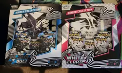 Pokemon Black Bolt and White Flare Binder Collection Bundle Set of 2 - Image 1