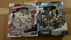 Pokemon Black Bolt and White Flare Binder Collection Bundle Set of 2 - Image 1