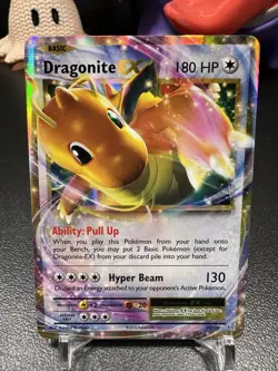 Dragonite EX 72/108 Evolutions Holo Near Mint Pokemon Trading Card - Image 1