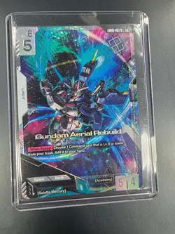 Gundam First Combat Winner Card Aerial Rebuild Alt Promo GD01-067 - Image 1