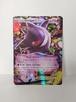 Pokemon Gengar EX TCG Card 34/119 Phantom Forces Ultra Rare - Image 1