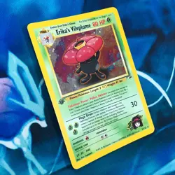 Erika's Vileplume - 5/132 - 1st Edition Holo Rare Gym Heroes - Pokemon Card - MP - Image 3