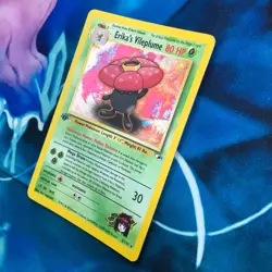 Erika's Vileplume - 5/132 - 1st Edition Holo Rare Gym Heroes - Pokemon Card - MP - Image 4