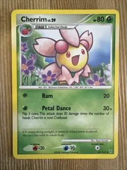 Cherrim Lv. 29 - 55/147 - 2009 Uncommon Supreme Victors Pokemon Card NM - Image 1