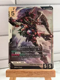Justice Gundam (GD01-066) (NM) - Gundam Card Game - Newtype Rising (ENG) - Image 1
