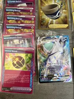 Pokemon TCG V Card Lot Of 50 NM Full Art Trainers, Secret Rare, Galarian Gallery - Image 4