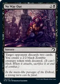 4x No Way Out MTG Innistrad: Midnight Hunt NM Magic Regular - Image 1