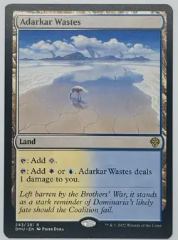 MTG Adarkar Wastes Dominaria United Regular - Image 1