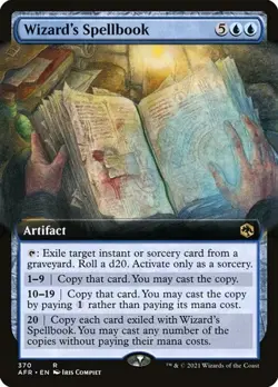 2x Wizard's Spellbook - Extended Art AFR NM MTG - Image 1