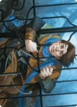 4x Art Series (26/81) - Locked in the Cemetery MTG Innistrad: Midnight Hunt NM M - Image 1