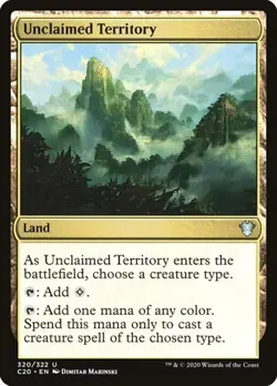 Unclaimed Territory Commander 2020 NM MTG - Image 1