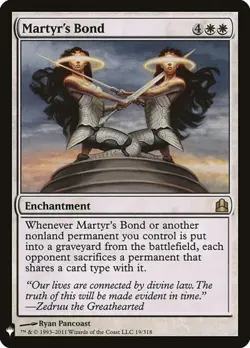 Martyr's Bond The List NM MTG - Image 1