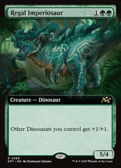 Regal Imperiosaur - Extended Art DFT NM MTG - Image 1