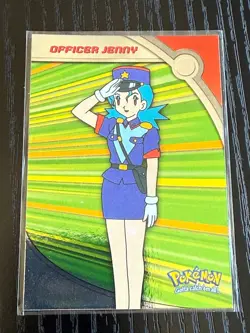 2000 Topps Pokemon Series 3 #HV11 Heroes Officer Jenny Holo Foil - Image 1