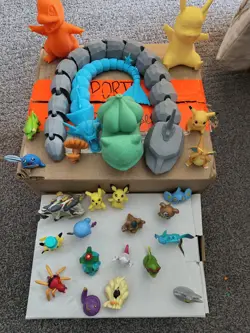 Huge Pokemon And Non Sport Lot - 3D Print Figures, Jumbo Cards, 200+ Repacks!! - Image 1