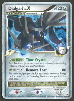 Pokemon TCG: Dialga G LV.X Platinum Base 122/127 Holo Rare - Image 1