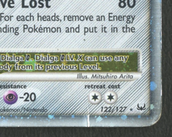 Pokemon TCG: Dialga G LV.X Platinum Base 122/127 Holo Rare - Image 2