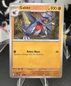 Gabite 095/182 SV04: Paradox Rift Regular - Free Shipping - NM - Pokemon - Image 1
