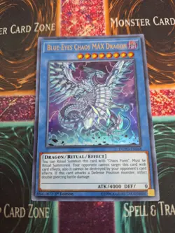 Yugioh Blue-Eyes Chaos MAX Dragon DUPO-EN048 Ultra Rare 1st Edition Near Mint - Image 1