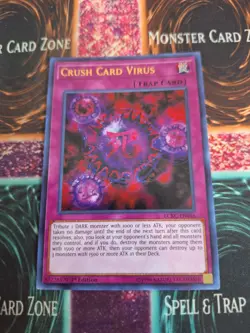 Yugioh Crush Card Virus LCKC-EN046 Ultra Rare 1st Edition Near Mint - Image 1