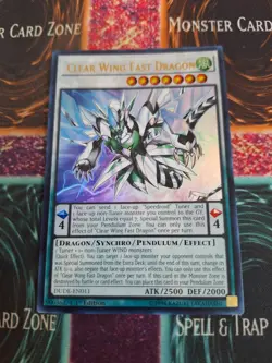 Yugioh Clear Wing Fast Dragon DUDE-EN011 Ultra Rare 1st Edition Near Mint - Image 1