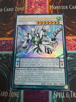 Yugioh Clear Wing Fast Dragon DUDE-EN011 Ultra Rare 1st Edition Near Mint - Image 1