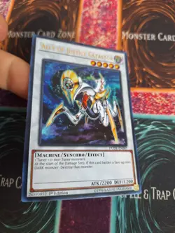 Yugioh Ally of Justice Catastor DUDE-EN007 Ultra Rare 1st Edition Near Mint - Image 2