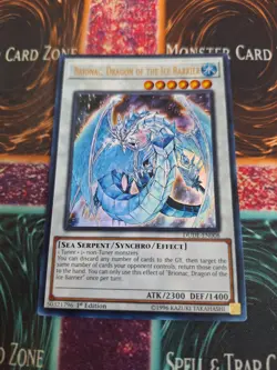 Yugioh Brionac, Dragon of the Ice Barrier DUDE-EN008 Ultra Rare 1st Edition NM - Image 1
