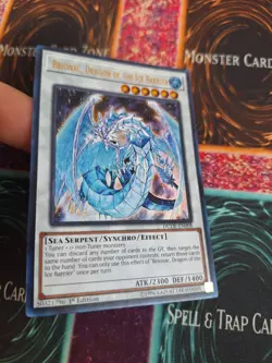 Yugioh Brionac, Dragon of the Ice Barrier DUDE-EN008 Ultra Rare 1st Edition NM - Image 2