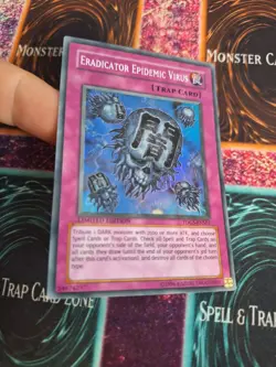 Yugioh Eradicator Epidemic Virus TDGS-ENSE1 Super Rare Limited Near Mint - Image 2