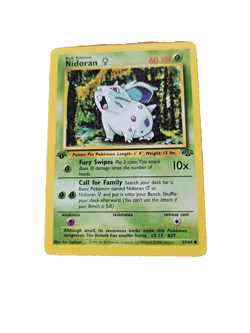 Pokemon TCG First Edition Nidoran 1999 Wizards Of The Coast Jungle Card Set 57 - Image 4