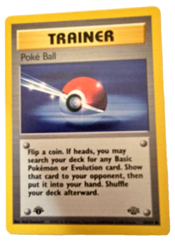 1999 Pokemon TCG 1st Edition Poke Ball Wizards Of The Coast Jungle Card 64/64 - Image 2