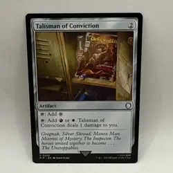 MTG Fallout Commander - NM - Talisman Of Conviction Trading Card - Image 1