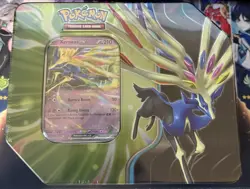 Pokemon TCG Azure Legends Tin - Xerneas EX - Factory Sealed - 5 Booster Packs - Image 1