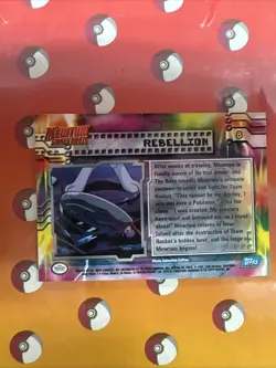 REBELLION #8 Topps Pokemon Card Mewtwo Strikes Back - Image 2