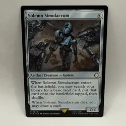 Solemn Simulacrum R 0240 - MTG Universes Beyond: Fallout (PIP) Trading Card - Image 1