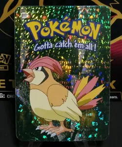 Pokemon Pidgeotto vending prism holofoil card, vintage #17, Nintendo - Image 1