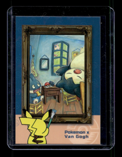 Pokemon X Snorlax Van Gogh Cracked Ice Holo Electric Pikachu Card Database - Image 1